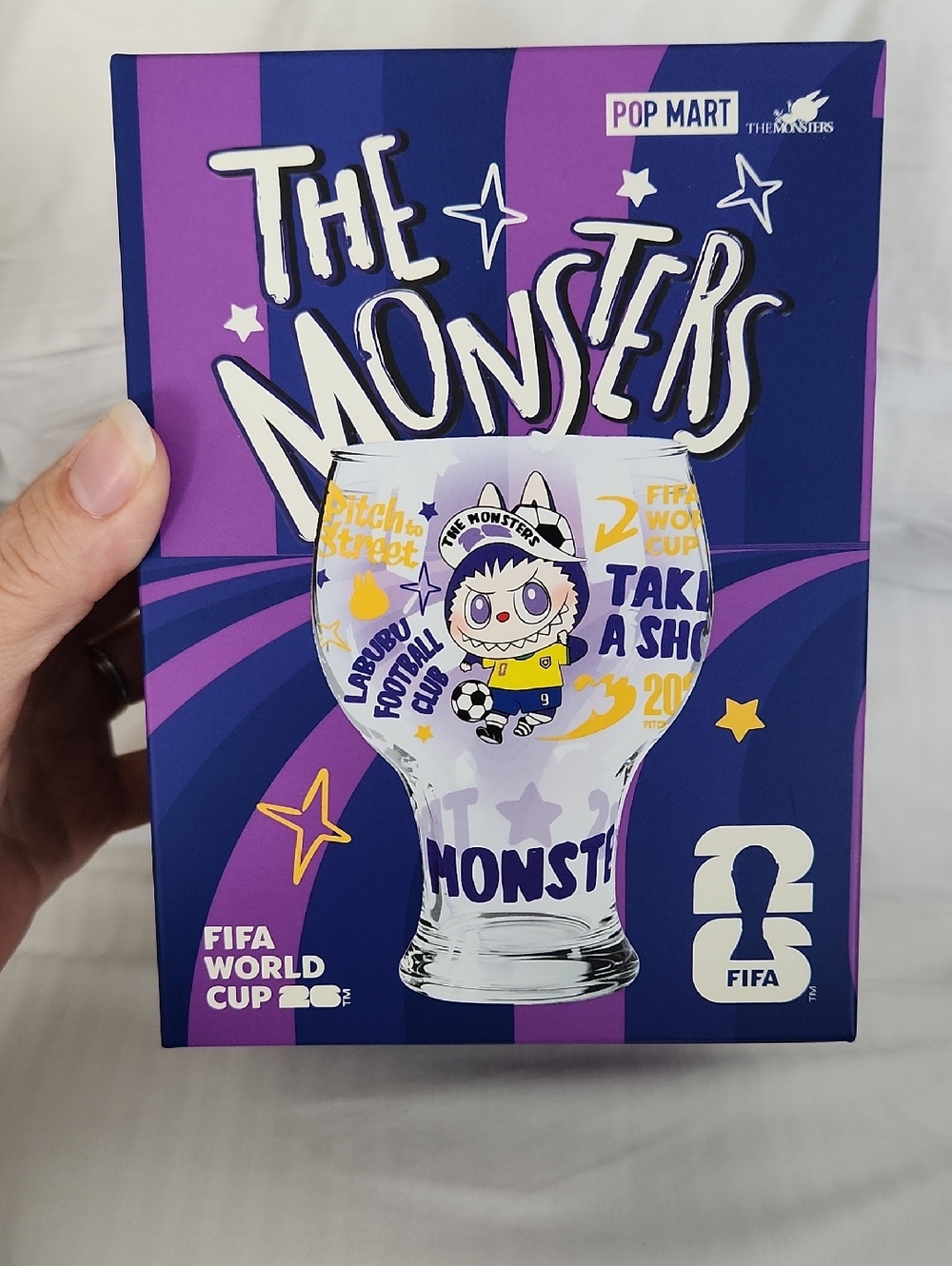 POP MART The Monsters FIFA 26 Collectible Glass